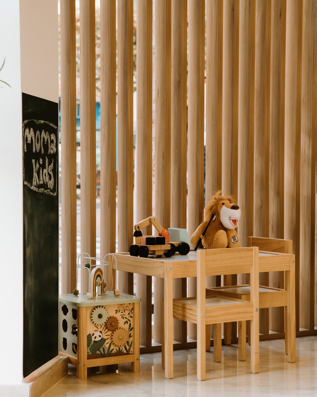 Rincón infantil de MOMA Estudio Dental, ortodoncia para niños en Albacete